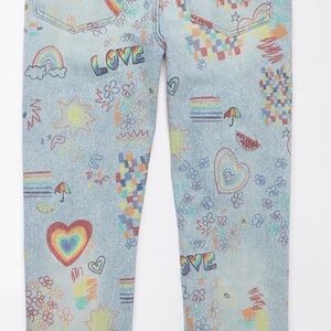 American Eagle Outfitters Kids' or adult size “00” Colorful PRIDE Jeans